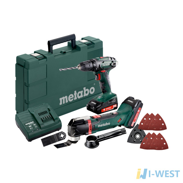 Combo Set 2.6.1 18 V (685081000) Акумуляторні інструменти в комплекті Metabo Combo Set 2.6.1 18 V (685081000) Акумуляторні інструменти в комплекті Metabo