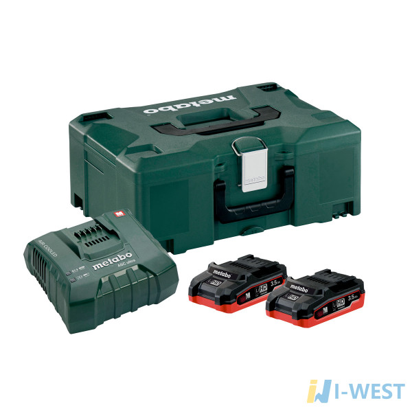Базовий комплект 2 x LiHD 3,5 A*г + ASC Ultra + Metaloc (685102000) Metabo
