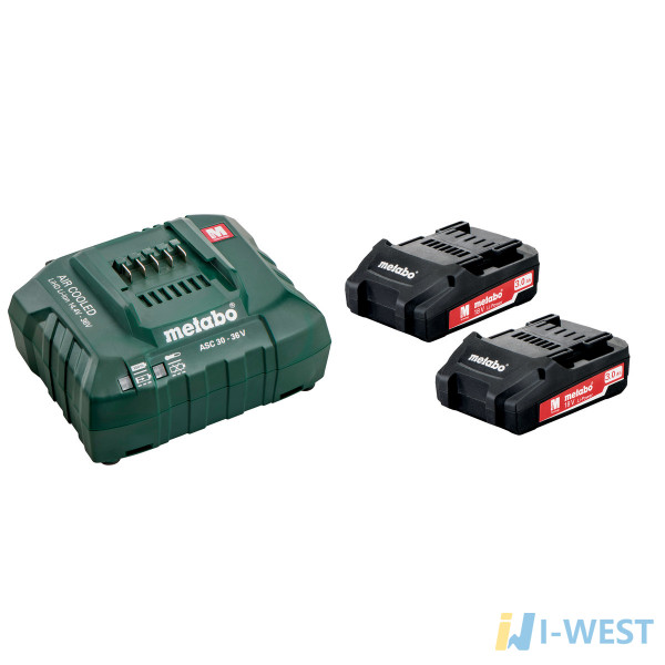 Базовый комплект 2 x 3,0 А·ч (685107000) Metabo Базовый комплект 2 x 3,0 А·ч (685107000) Metabo