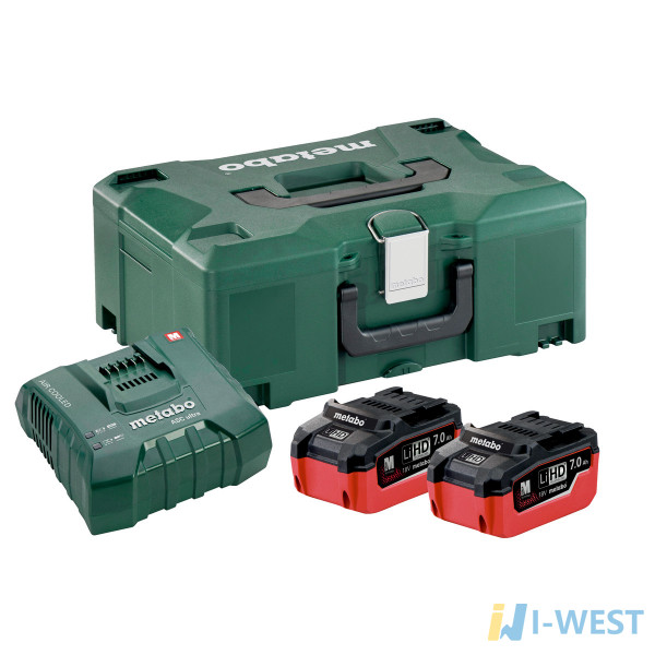 Базовый комплект 2 x LiHD 7.0 А·ч ASC Ultra Metaloc (685109000) Metabo