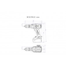 Combo Set 2.1.14 18 V BL LiHD (685126960) Акумуляторні інструменти в комплекті Metabo