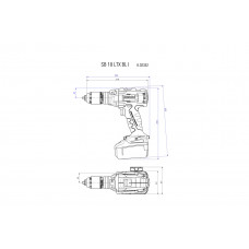 Combo Set 2.1.15 18 V BL LiHD (685127000) Аккумуляторные инструменты в комплекте Metabo