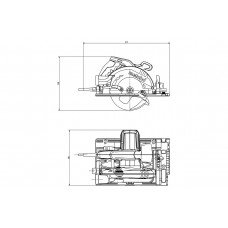 KS 55 FS Set (690738000) Пила дискова ручна Metabo