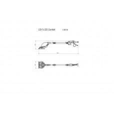 LSV 5-225 Comfort + ASR 35 M ACP Set (690940000) Комплект інструментів, що працюють від електромережі Metabo