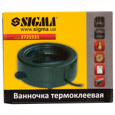 Ванночка термоклеевая з тефлоновим покриттям 100Вт Sigma (2721531) SIGMA Ванночка термоклеевая з тефлоновим покриттям 100Вт Sigma (2721531) SIGMA
