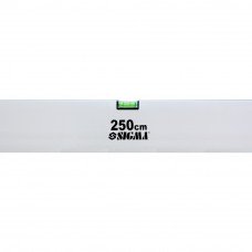 Рейка вертикаль-горизонталь PROFI з ручкою 250см Sigma (3712251) SIGMA