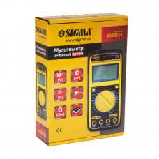 Мультиметр цифровий профі Sigma (4008551) SIGMA Мультиметр цифровий профі Sigma (4008551) SIGMA