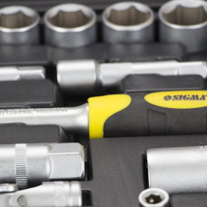 Набір насадок торцевих і біт ⅜ " 39шт CrV mid Sigma (6003601) SIGMA