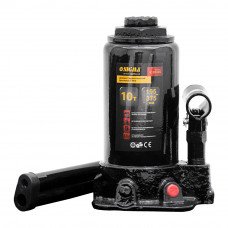 Домкрат гідравлічний пляшковий mid 10т H 195-375мм Sigma (6105101) SIGMA