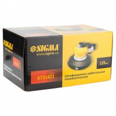 Шліфмашинка орбітальна пневматична 125мм Sigma (6731421) SIGMA Шліфмашинка орбітальна пневматична 125мм Sigma (6731421) SIGMA