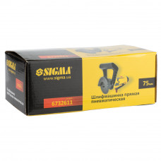Шліфмашинка пряма пневматична 75мм Sigma (6732611) SIGMA