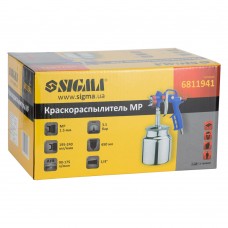 Фарборозпилювач MP Ø1.5мм 175л/хв 3.5 бар н/б 650мл (мет) Sigma (6811941) SIGMA Фарборозпилювач MP Ø1.5мм 175л/хв 3.5 бар н/б 650мл (мет) Sigma (6811941) SIGMA