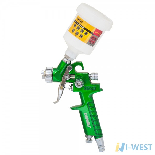 Фарборозпилювач HVLP-mini Ø0.8 (зел) в/б (пласт) Sigma (6812041) SIGMA Фарборозпилювач HVLP-mini Ø0.8 (зел) в/б (пласт) Sigma (6812041) SIGMA