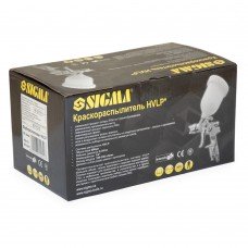 Фарборозпилювач HVLP Ø1.4 (хром) з/б (пласт) Sigma (6812051) SIGMA Фарборозпилювач HVLP Ø1.4 (хром) з/б (пласт) Sigma (6812051) SIGMA