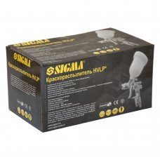 Фарборозпилювач HVLP Ø1.3 1.8 (хром) з/б (пласт) Sigma (6812151) SIGMA