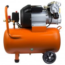 Компресор V 2.5 кВт 435л/хв 8бар 50л (2 крана) Grad (7043945) SIGMA Компресор V 2.5 кВт 435л/хв 8бар 50л (2 крана) Grad (7043945) SIGMA