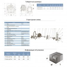 Мотопомпа 1,6 л. с. Hmax 35м Qmax 6м3/год (2-х тактний) LEO (772504) SIGMA