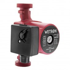 Насос циркуляційний 75Вт Hmax 4м Qmax 40л/хв Ø1½ 180мм бордо гайки Ø1 Wetron (774212) SIGMA Насос циркуляційний 75Вт Hmax 4м Qmax 40л/хв Ø1½ 180мм бордо гайки Ø1 Wetron (774212) SIGMA