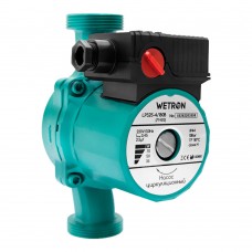 Насос циркуляційний 75Вт Hmax 4м Qmax 40л/хв Ø1½ 180мм зел гайки Ø1 Wetron (774312) SIGMA