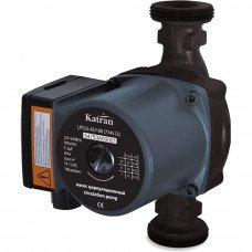 Насос циркуляційний 65Вт Hmax 4м Qmax 63л/хв Ø1½ 180мм гайки Ø1 Katran (774512) SIGMA