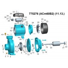 Насос відцентровий 0.6 кВт Hmax 12,5 м Qmax 400л/хв 2" LEO 3.0 (775276) SIGMA