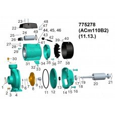 Насос відцентровий 1.1 кВт Hmax 19,5 м Qmax 500л/хв 2" LEO 3.0 (775278) SIGMA