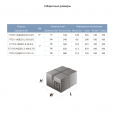 Свердловинний Насос шнековий 0.37 кВт H 95(48)м Q 30(20)л/хв Ø96мм (нерж) AQUATICA (DONGYIN) (777211) SIGMA