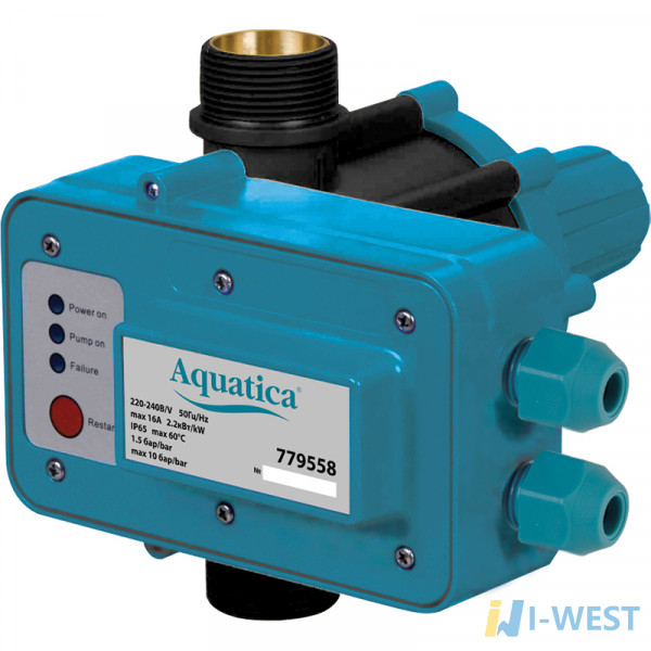 Контролер тиску електронний 2.2 кВт Ø1¼" AQUATICA (779558) SIGMA Контролер тиску електронний 2.2 кВт Ø1¼" AQUATICA (779558) SIGMA