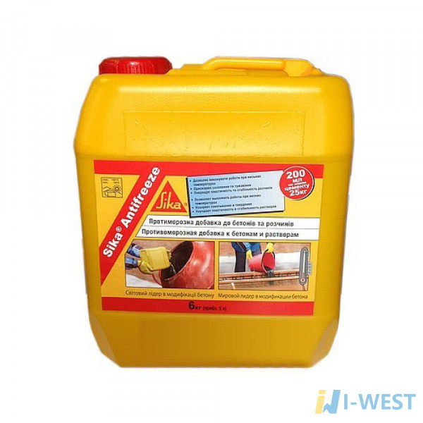 Sika® Antifreeze протиморозна добавка для бетону і розчину 6 кг SIKA (114425)