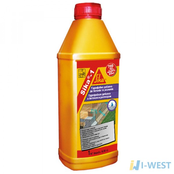 Sika®-1 гидрофобізуюча добавка для раствора 1 кг SIKA (132153)