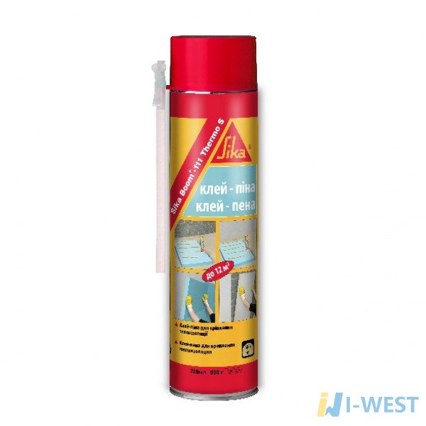 Sika Boom®-111 Thermo S монтажна поліуретанова піна з низьким розширенням для фіксації плит утеплювача 750 мл SIKA (569340) Sika Boom®-111 Thermo S монтажна поліуретанова піна з низьким розширенням для фіксації плит утеплювача 750 мл SIKA (569340)