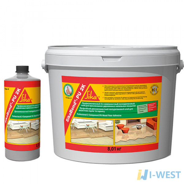 SikaBond®-PU 2K жорстко-еластичний клей для паркету SIKA (401545+ 401546) SikaBond®-PU 2K жорстко-еластичний клей для паркету SIKA (401545+ 401546)