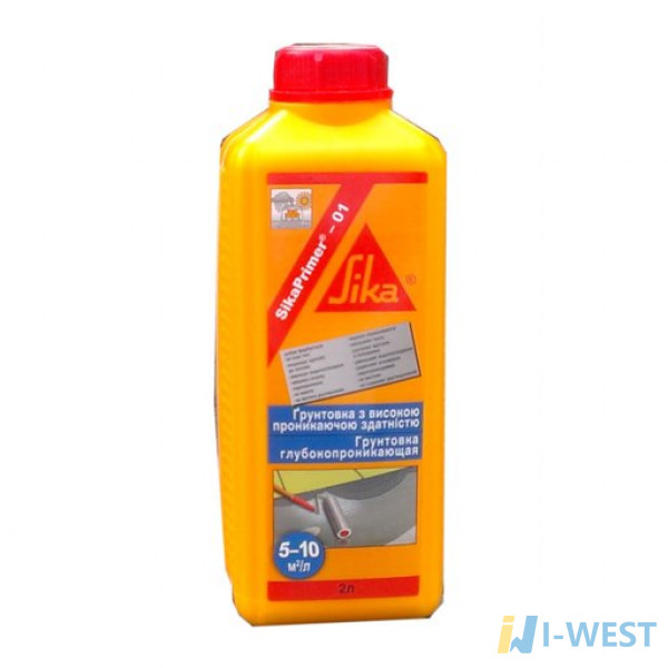 SikaPrimer®-01 грунтовка глибокопроникаюча 2 л SIKA (475655)