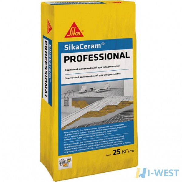 SikaCeram® Professional еластичний клей для плитки на цементній основі SIKA (527720)