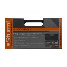 Набір головок 5-19мм і біт 45 перед. Sturm 1045-20-S45