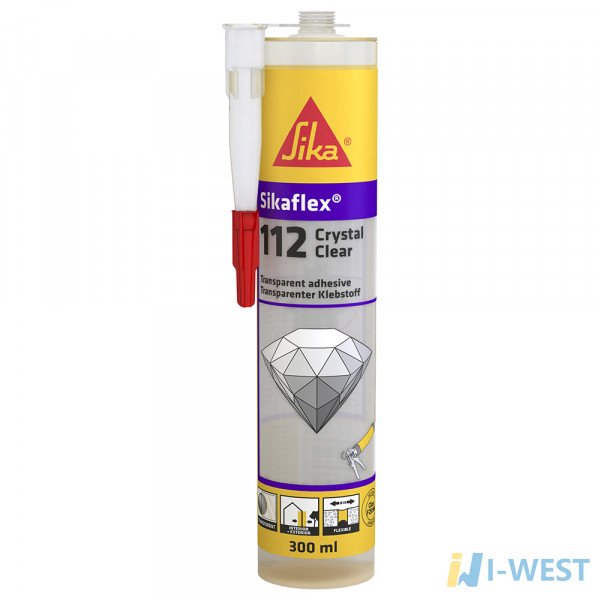 Клей-герметик SikaFlex-112, прозорий 290 мл SIKA (493134)