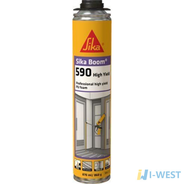 SikaBoom-590 High Yield C872 монтажна піна під пістолет / 65 л, 850 мл (621207) SIKA SikaBoom-590 High Yield C872 монтажна піна під пістолет / 65 л, 850 мл (621207) SIKA