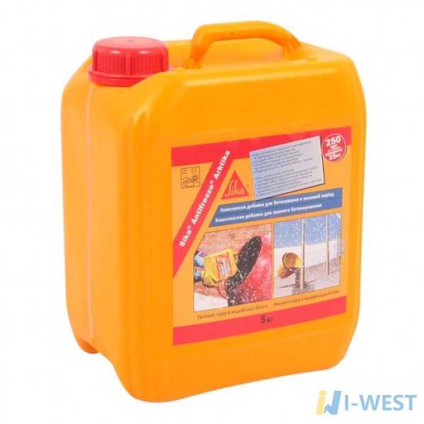 Sika® Antifreeze® ARKTIKA комплексна добавка для зимового бетонування 5 кг SIKA (507278) Sika® Antifreeze® ARKTIKA комплексна добавка для зимового бетонування 5 кг SIKA (507278)