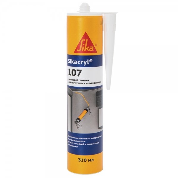 Герметик акриловий Sikacryl-107 300 мл (562799) SIKA Герметик акриловий Sikacryl-107 300 мл (562799) SIKA