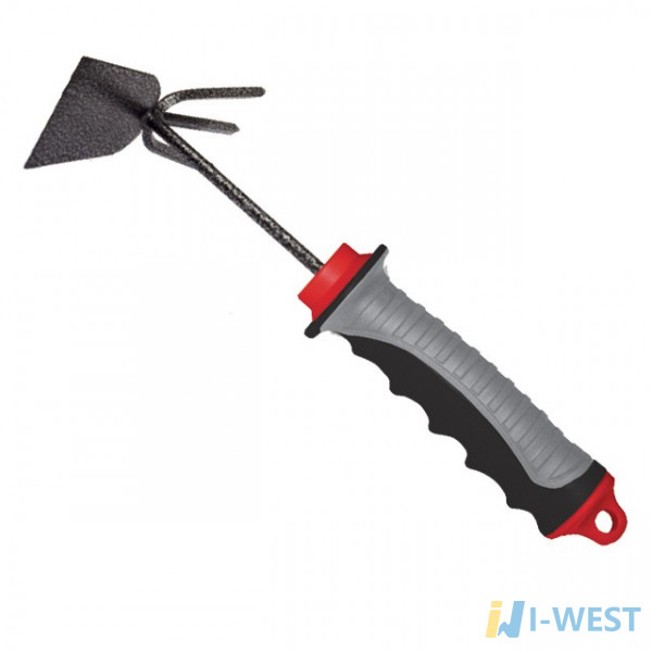 Сапка с мотыгой садовая 250 мм x 150 мм с двухкомпонентной рукояткой INTERTOOL FT-0025