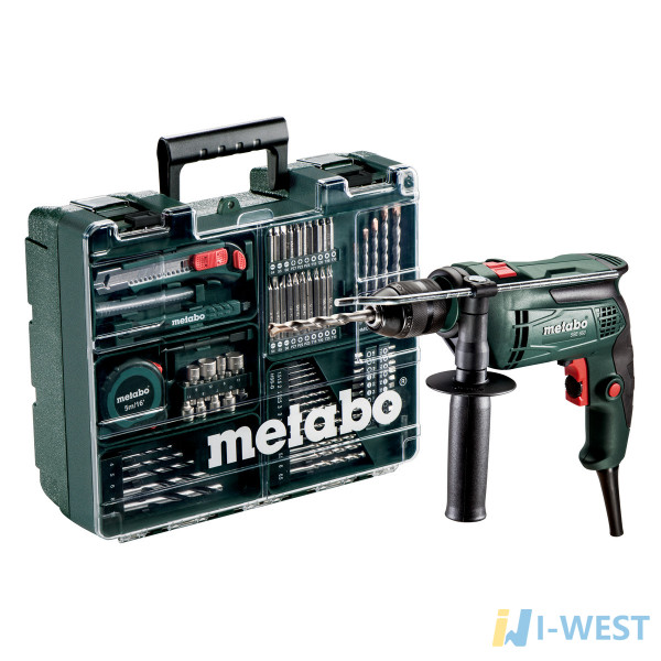 Дрель ударная Metabo SBE 650 + Набор принадлежностей (600671870)