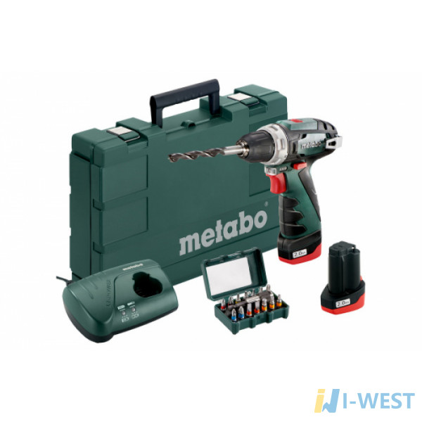 Акумуляторний дриль-шуруповерт Metabo PowerMaxx BS Basic + BitBox 15 шт (690954000) Акумуляторний дриль-шуруповерт Metabo PowerMaxx BS Basic + BitBox 15 шт (690954000)