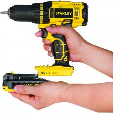 Дриль-шуруповерт STANLEY 300 Вт (SCD20C2K)