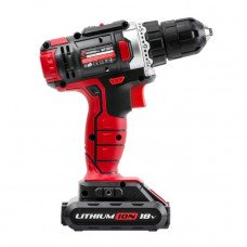 Дриль-шуруповерт акумуляторна Li-Ion 18В INTERTOOL WT-0313