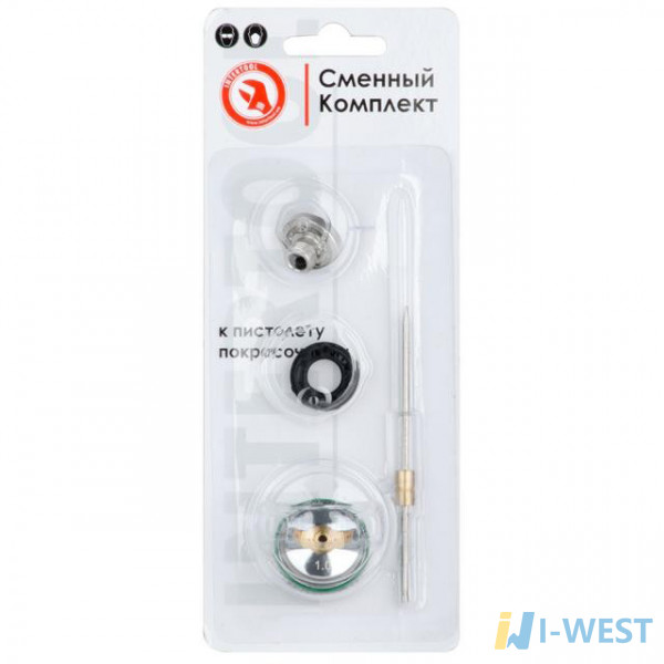 Комплект форсунок HVLP II 1,0mm к PT-0128 INTERTOOL PT-2106 Комплект форсунок HVLP II 1,0mm к PT-0128 INTERTOOL PT-2106