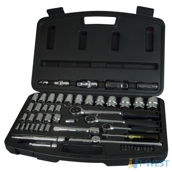 Набір торцевих головок 1/4", 3/8" і 1/2" (60 предметів) STANLEY (1-94-657) Набір торцевих головок 1/4", 3/8" і 1/2" (60 предметів) STANLEY (1-94-657)
