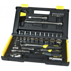 Набір торцевих головок 1/4" І 1/2" "MICROTOUGH" (50 предметів) STANLEY (1-94-658) Набір торцевих головок 1/4" І 1/2" "MICROTOUGH" (50 предметів) STANLEY (1-94-658)