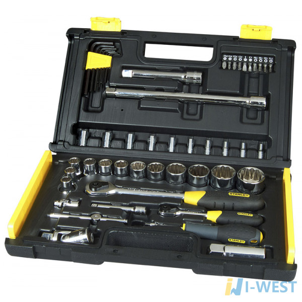 Набір торцевих головок 1/4" І 1/2" "MICROTOUGH" (50 предметів) STANLEY (1-94-658) Набір торцевих головок 1/4" І 1/2" "MICROTOUGH" (50 предметів) STANLEY (1-94-658)