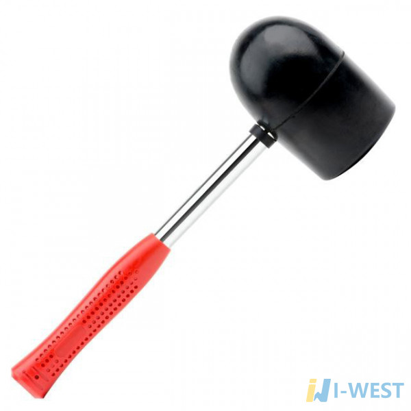 Киянка резиновая 1250г, 90мм черная резина, металлическая ручка INTERTOOL HT-0228 Киянка резиновая 1250г, 90мм черная резина, металлическая ручка INTERTOOL HT-0228