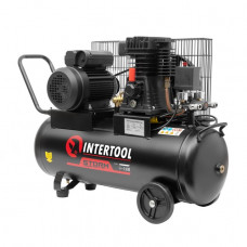 Компресор 50 л, 2,5 HP, 1,8 кВт, 220 В, 8 атм, 233 л/хв. INTERTOOL PT-0011